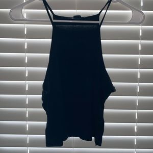 Forever21 black crop top